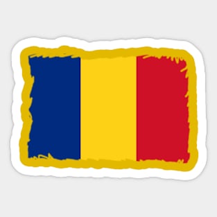 romanian flag Sticker